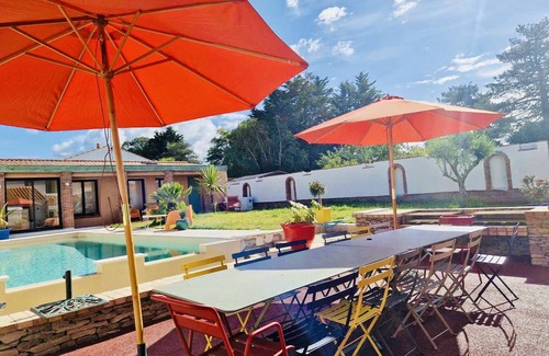 Olonne-sur-Mer Villa | Villa Des Plages- Piscine et spa privatifs-14pers