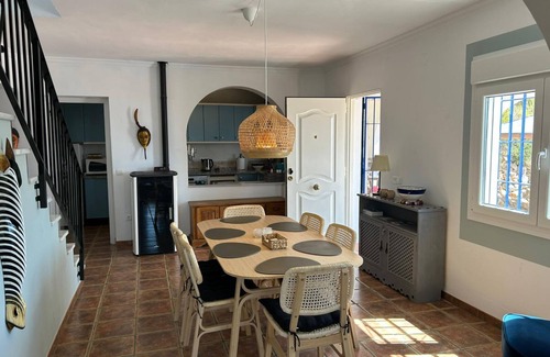 Competa Villa | Villa Floresta, A Stylish Villa with Panoramic Sea Views, Pool and BBQ, A/C