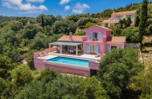 Tselendata Villa | Villa Helios Sea View & Private Pool near Fiskardo