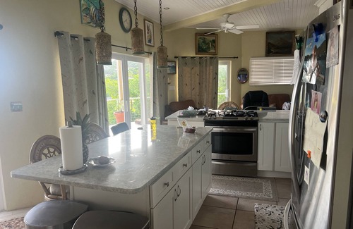 Rendezvous & Ditleff Villa | "Villa Isabelle"-2bed 2 bath, Chocolate Hole on pond Ocean view manicured yard.