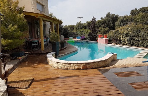 Orgnac-l'Aven Villa | Villa "La Den des Chênes Greens" 160m2 private pool and garden