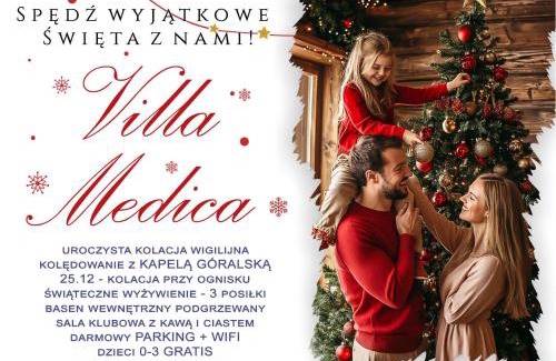 Rabka Bed & Breakfast | VILLA MEDICA - Ośrodek wypoczynkowy z basenem oraz pełnym wyżywieniem