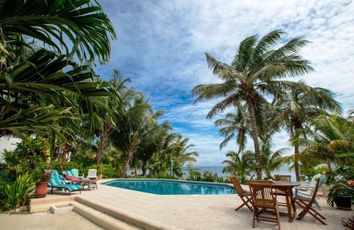 San Pedro Condo | Villa Natalia, Fabulous! On Beach, Dock, Pool, 6 Max, 3 Bd/Ba, Xlnt Reviews