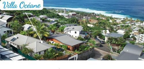 Grand Bois Villa | Villa Océane SUPER VUE OCEAN & piscine chauffée