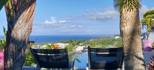 Grand Bois Villa | Villa Océane SUPER VUE OCEAN & piscine chauffée