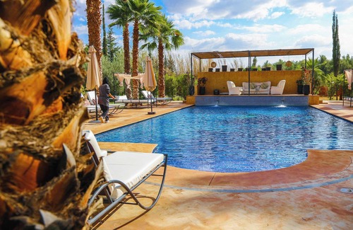 Oulad Hassoune Villa | Villa Palmyra, 8 suites with heated pool in the heart of the Palmeraie