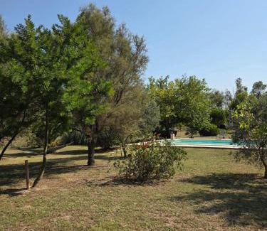 Albaron Villa | Villa provençale à Arles avec piscine privée et vue jardin.