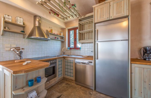 Romirion House | Villa Rosa With Private Pool and Amazing View to the Sea And Village's Mountain