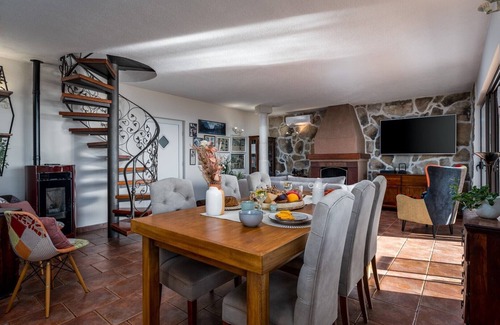Gornje Sitno Villa | VILLA RUNJE- STONE BEAUTY with heated pool, jacuzzi, amazing view on Split & sea