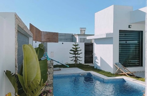 Aghir Villa | VILLA SWIMMINGPOOL Djerba Aghir AIR CONDITIONING - 5 BEDS - 5 min BEACH
