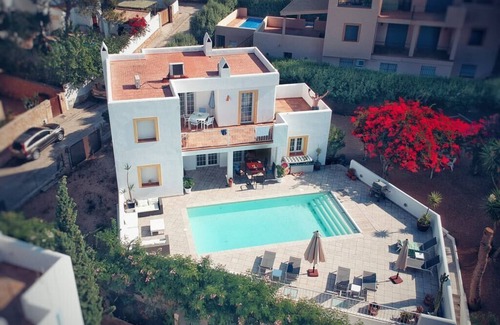 Cala Vadella Villa | Villa with private pool and sea view from 1st floor, 5 mins walk to beach
