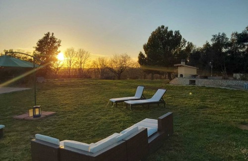Pescia Romana House | Villa with fountain in Maremma