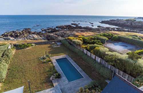 Batz-sur-Mer Villa | Villa with pool, ocean view