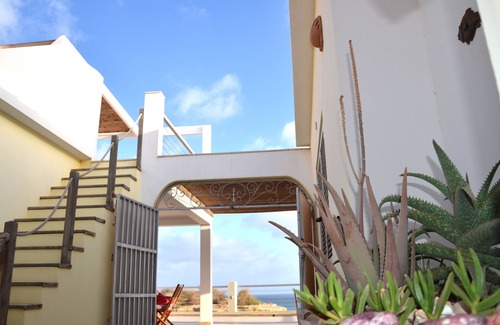 Maio Villa | Villa with private pool, Island of Maio archipelago of Cape Verde terraces ocean view