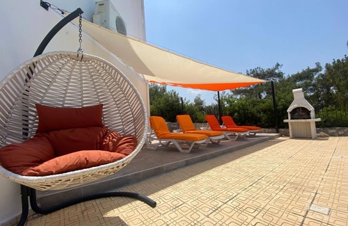 Esentepe Villa | Villa with private pool, quiet village location, mountain and sea views