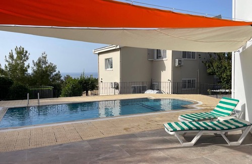 Esentepe Villa | Villa with private pool, quiet village location, mountain and sea views