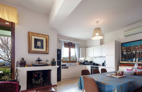 Agia Triada Villa | Villa With Unique Design and sea View, 5.5 km From the Beach!