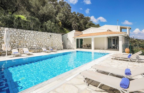Agios Stefanos Villa | Villa Zeus - Within walking distance of the beach, amazing sea views & has WI-FI