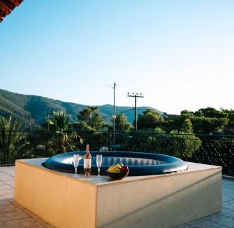 Porto Germeno Apartment | Villarose Suite HotTub SunsetView