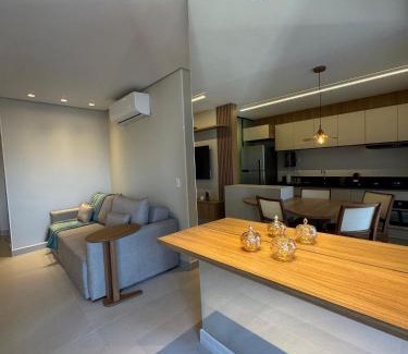 Setor Bueno Apartment | Viva a sofisticação do Parque Vaca Brava - Apê de luxo 6 pessoas