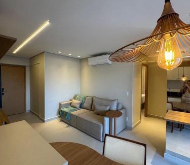 Setor Bueno Apartment | Viva a sofisticação do Parque Vaca Brava - Apê de luxo 6 pessoas