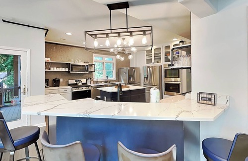 Thayerville House | VVS - Very Very Special: Private Dock in Prime Location, Hot Tub & Game Room