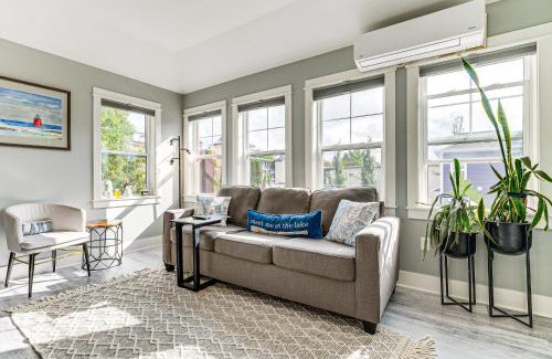 Charlevoix Apartment | Walk to Dtwn Charlevoix Condo with Fireplace