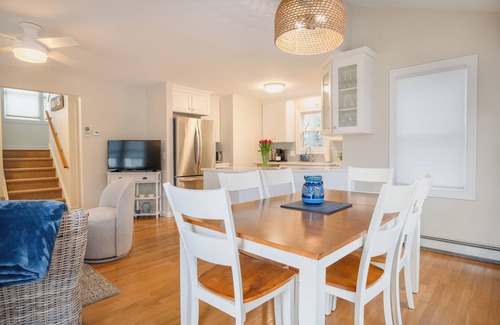 Easton's Point House | Walk to the Beach or Relax on the Balcony of this Beautiful Rental!