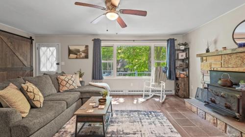 Pocono Lake House | Walk to the Lake Firepit and Sunroom Tomhickon