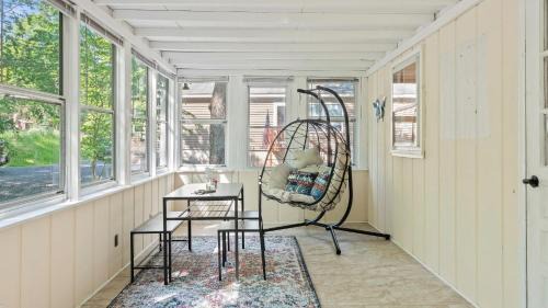 Pocono Lake House | Walk to the Lake Firepit and Sunroom Tomhickon