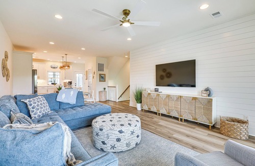 North Carolina Coast House | Walk to the Waves: Coastal Kure Beach Retreat