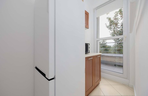 Saska Kepa Apartment | Waszyngtona 38/40 | Warszawa | Bright Studio with Balcony | AC | Close to PGE