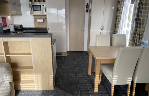 Hamworthy House | Water Lily lovely dog friendly caravan on Rockley Park, Poole Harbour + Sea View