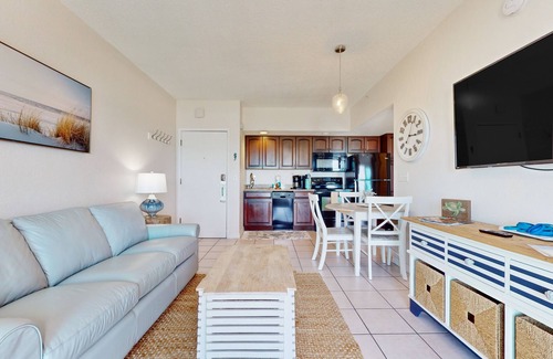 New Smyrna Beach Condo | Waterfront condo with amazing views, pool, balcony, & beach access