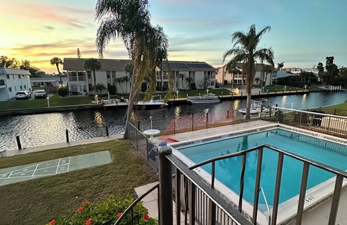Yacht Club Condo | WATERFRONT Condo with pool. Great views of sunsets. Condo is like new!