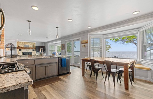 Egg Harbor House | Waterfront Haven in Egg Harbor w/Kayaks, Games, Bikes & Outdoor Fireplace