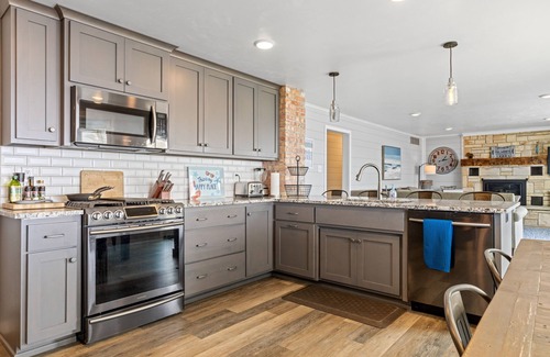 Egg Harbor House | Waterfront Haven in Egg Harbor w/Kayaks, Games, Bikes & Outdoor Fireplace