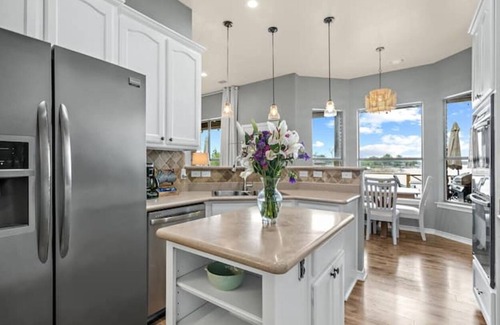 Runaway Bay House | Waterfront Luxury Getaway for Gatherings - 180 Degree Views, Large Deck & Dock