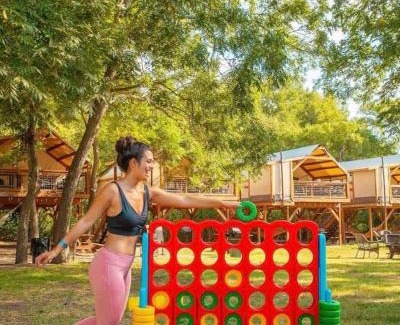 Seguin House | Waterfront Teepee 1 - Prancing Deer