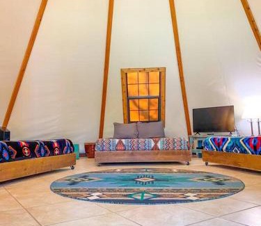 Seguin House | Waterfront Teepee 2 Red Fox