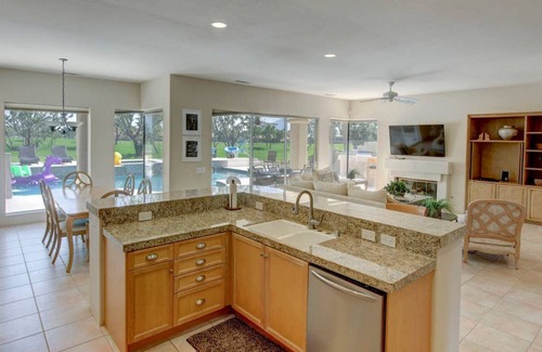 La Quinta House | Waterslide, pool/spa. PGA West, so much fun!