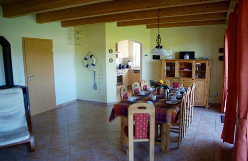 Krummhoern House | Wellness holiday house with sauna and fireplace on the Dredge