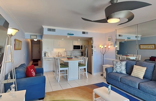 Bel Air Condo | Whispering Seas #205A | Gulf Front + Pool