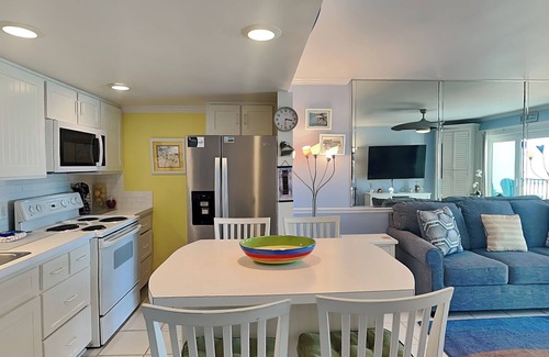 Bel Air Condo | Whispering Seas #205A | Gulf Front + Pool