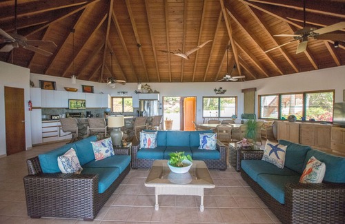 Spanish Town Villa | White Sandy Beaches and Ocean View in Tropical Setting.