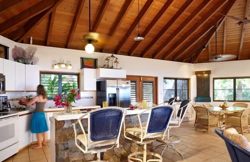 Spanish Town Villa | White Sandy Beaches and Ocean View in Tropical Setting.