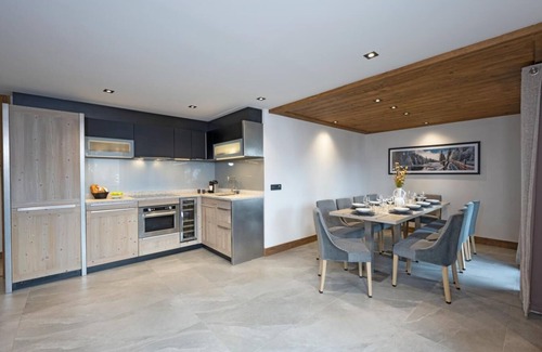 Les Saisies Apartment | Wifi, ski-in/ski-out & foot of the slopes, view mountain, fitness, swimming pool, sauna, hammam