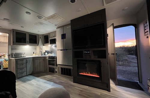 Rio Verde Foothills House | Wild Cactus Glamping - Stationary RV, prime location between rural and city life