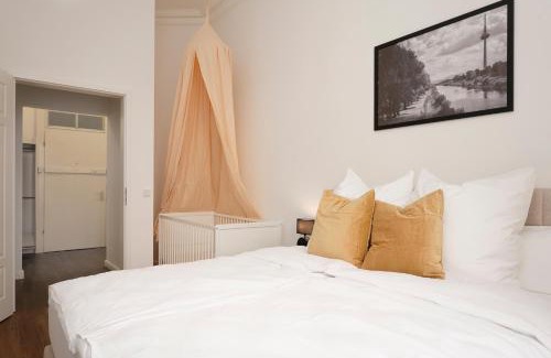 Mannheim City Centre Apartment | Wohnkultur - Altbau Charme für 8 Personen