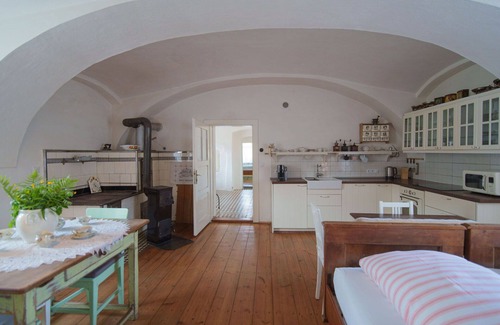 Kojetice House | Wonderful private villa for 22 people with WIFI, hot tub, patio and pets allowed
